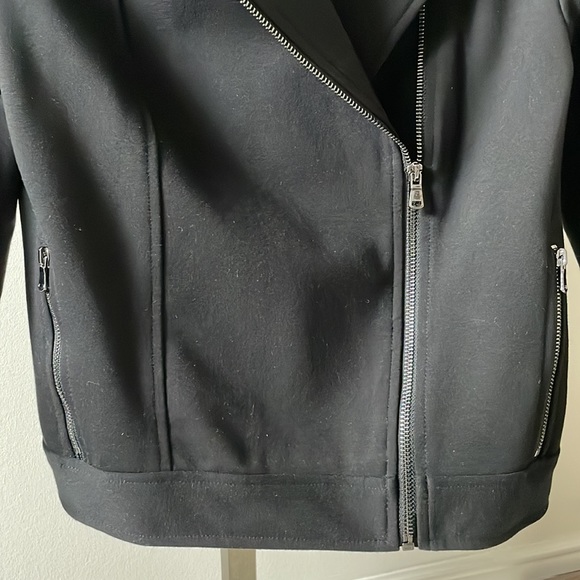 Simons Icōne black zip moto jacket sz S - Picture 4 of 5
